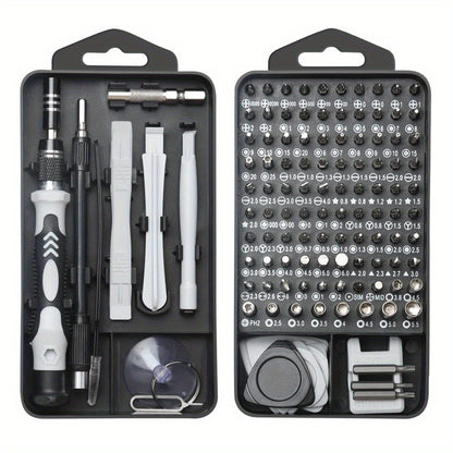 122 In 1 Precision Screwdriver Set, Electronics Magnetic Repair Tool Kit With Case For Repair Computer, IPhone, PC, Cellphone, Laptop, Switch, PS4, Game Console, Watch, Glasses Etc
