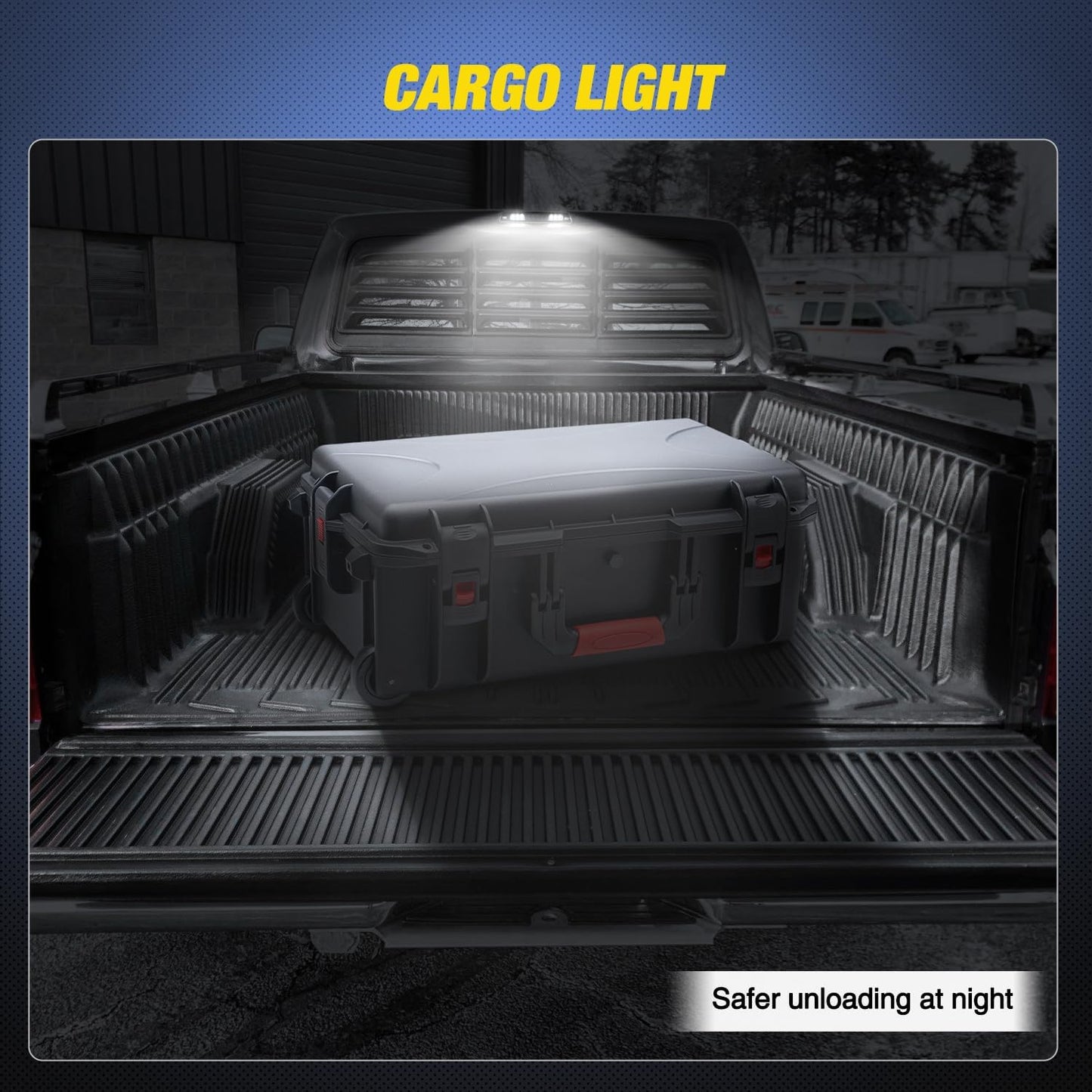 Third Brake Light Tail High Mount 3Rd Stop Cargo Reverse Lights Smoked Lens Compatible with Dodge Ram 1500 2500 3500 1994 1995 1993 1997 1998 1999 2000 2001 Pickup Truck Rear Cab Lamp