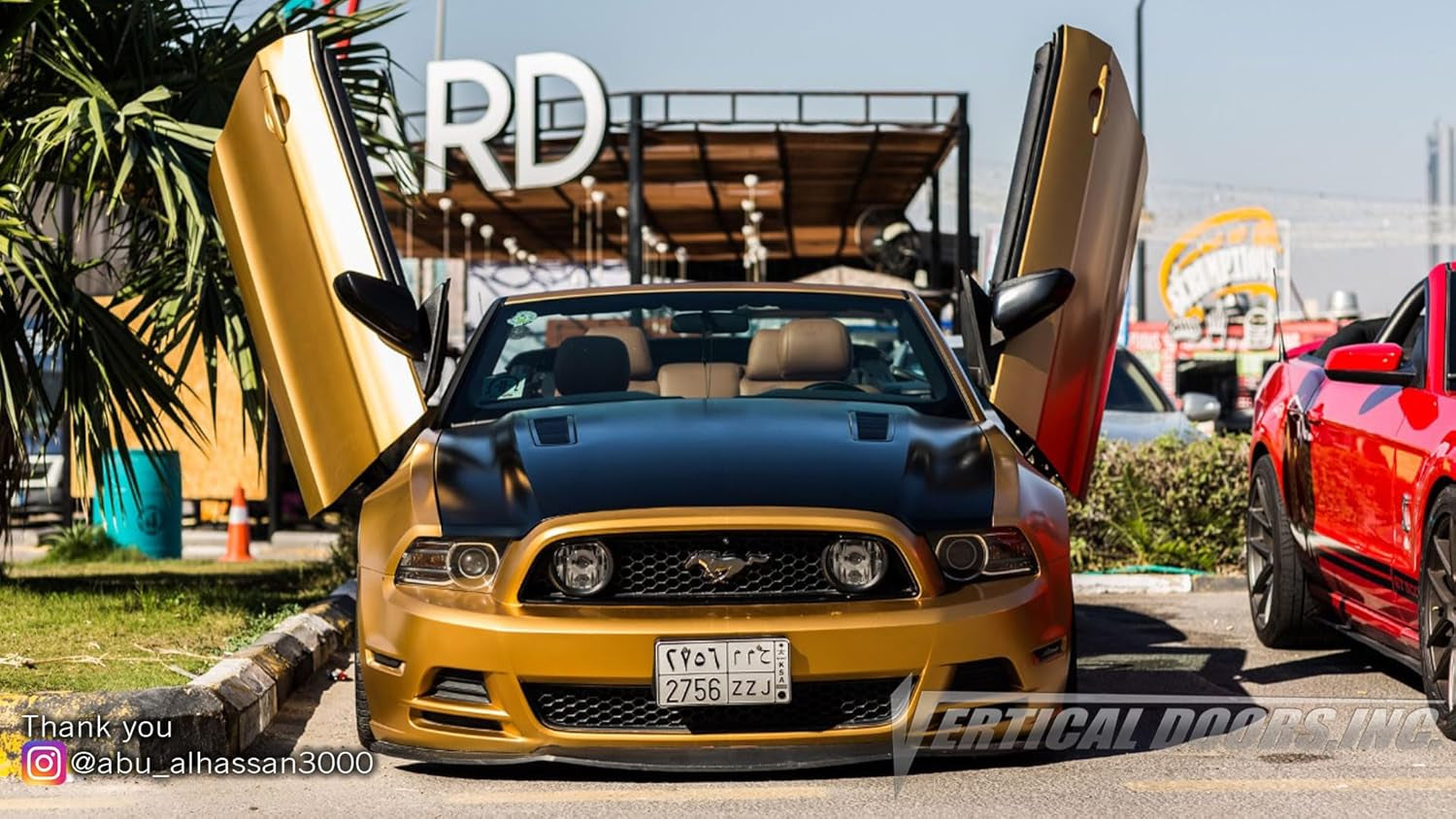 Vertical Doors - Vertical Lambo Door Conversion Kit for Ford Mustang 2011-2014 (VDCFM11)