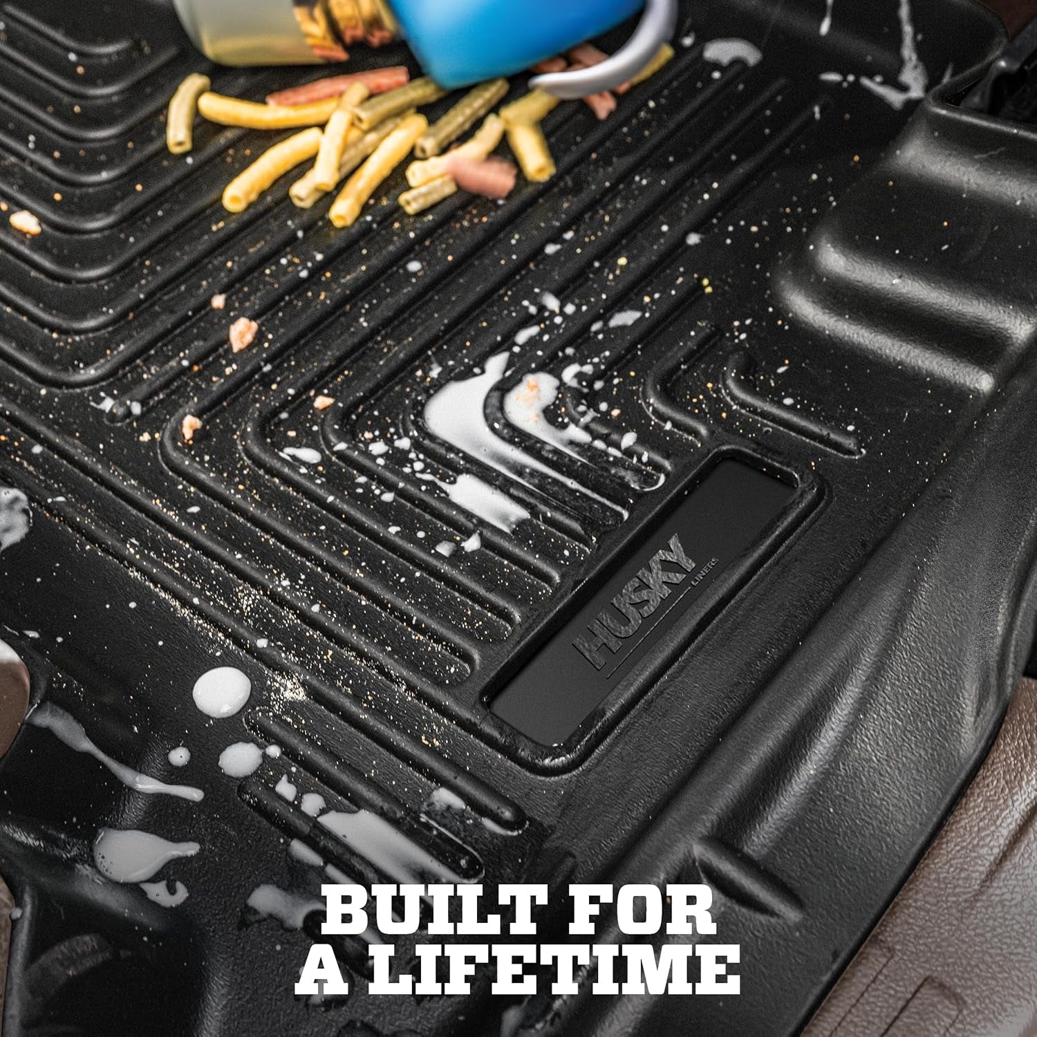 Weatherbeater Floor Mats | Fits 2019 - 2025 Chevrolet Blazer; 2017 - 2025 Cadillac XT5; 17 - 23 GMC Acadia | Front & 2Nd Row, 3-Pc Grey - 99142