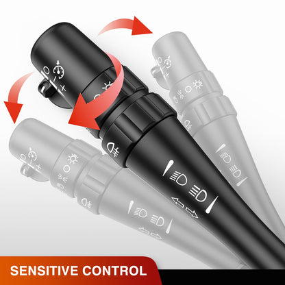 Turn Signal Switch Compatible with 2004 2005 2006 2007 Cadillac CTS 2004 2005 2006 Cadillac SRX W/Fog Lights Windshield Wiper Combination Dimmer Lever Switches with Cruise Control