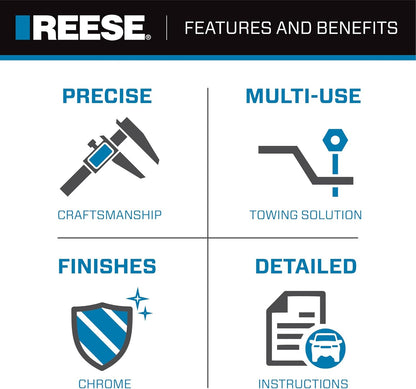 Towpower 74309 Interchangeable Trailer Hitch Ball, (1-7/8 Inch Diameter Ball, 2 Inch Diameter Ball and 2-5/16 Inch Diameter Ball), 8,000 Lbs. Capacity