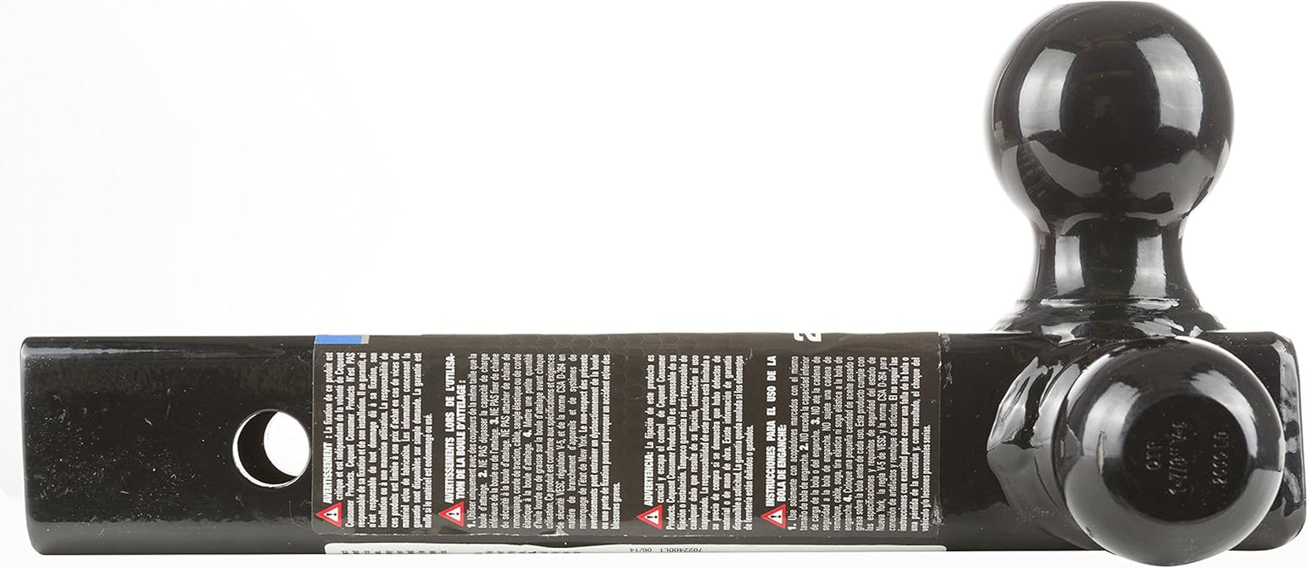 Towpower 7022400 Black 2" Triple Ball Mount