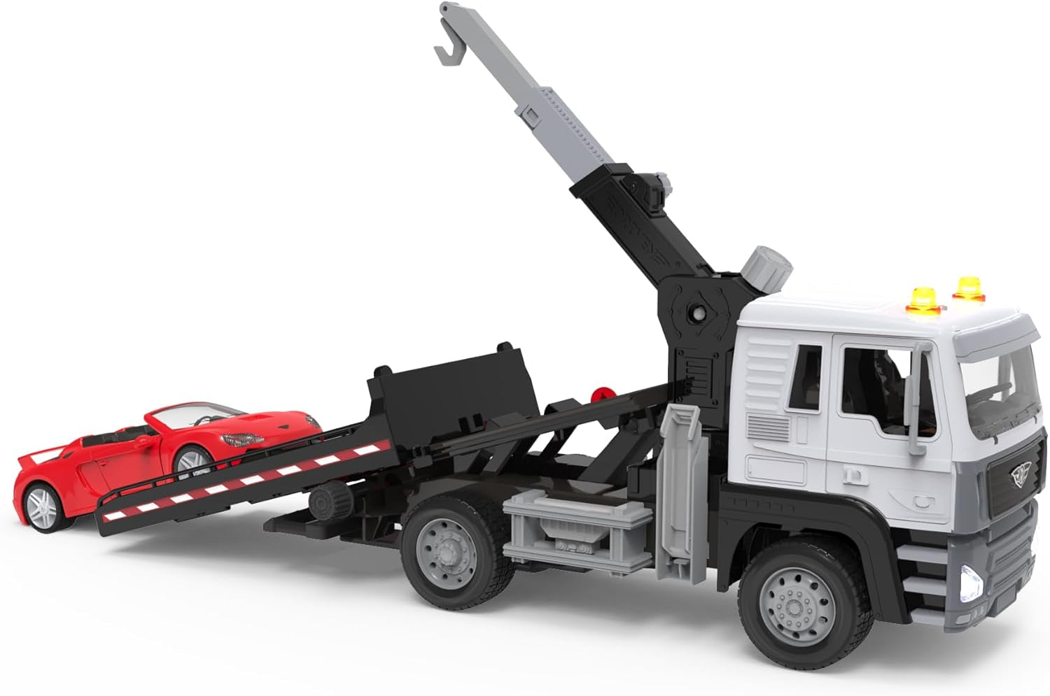 – Toy Tow Truck for Kids – Rescue Vehicle Toy – Lights & Sounds – Movable Parts – 3 Years + – Tow Truck, 20 Inches