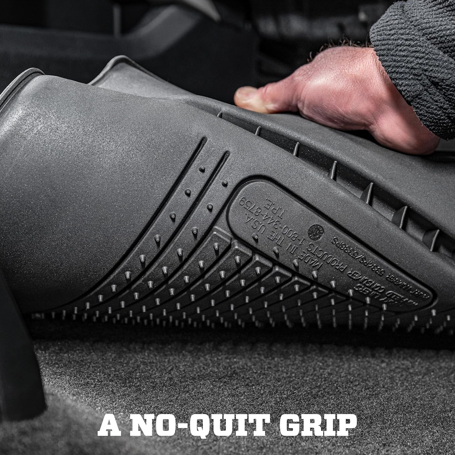 Weatherbeater Floor Mats | Fits 2019-2025 Chevrolet Blazer; 2017-2025 Cadillac XT5; 17-23 GMC Acadia | Front & 2Nd Row, 3-Pc Black - 99141