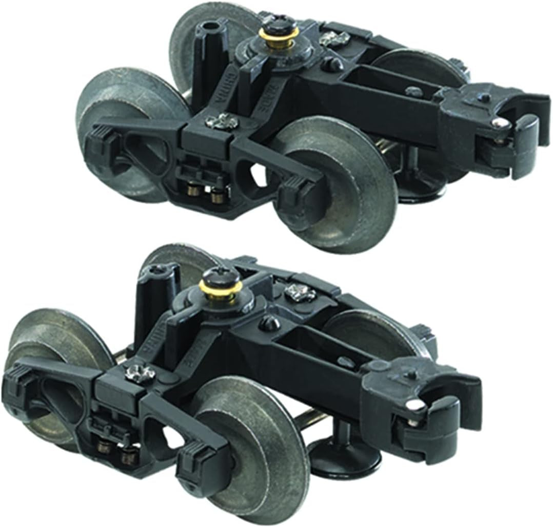 O Gauge Die Cast Metal Sprung Trucks 2-Pack Model Train Parts Accessory