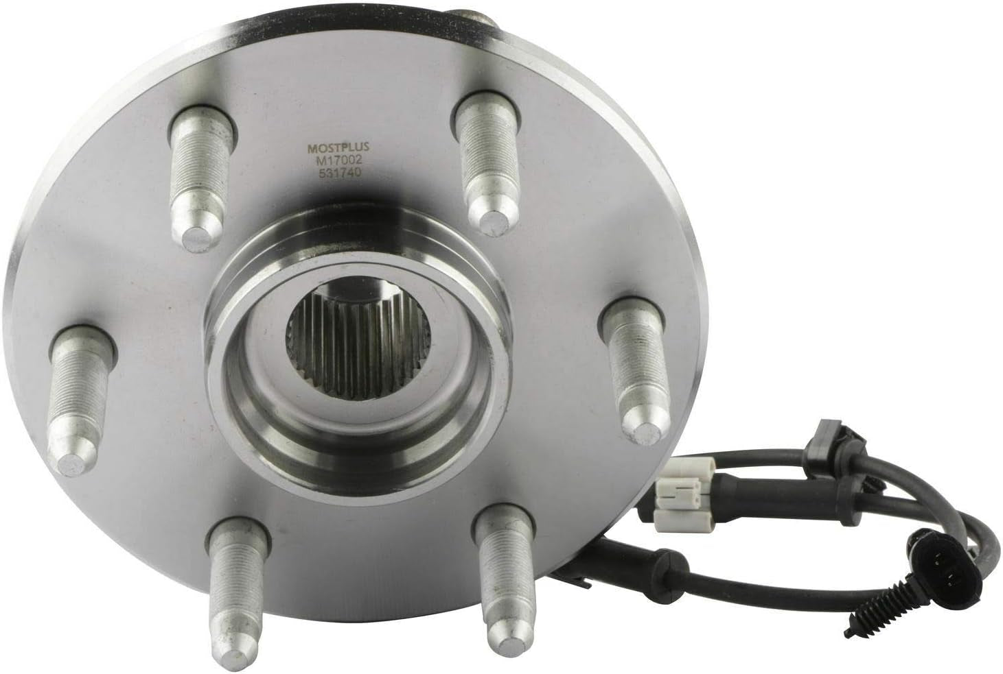 Wheel Bearing Hub Front Assembly 515036X2 Compatible for GMC Sierra 1500 Only for 4WD with ABS 6 Lug (Set of 2)