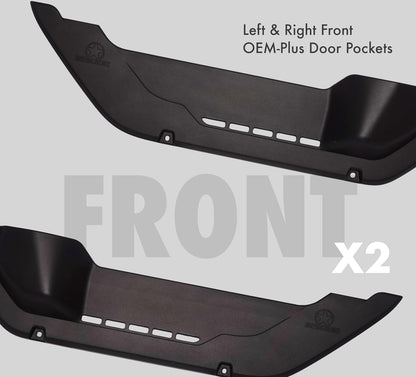 ™ 4-Door Pockets for 2018-2025 Jeep Wrangler JL, JLU, JT Gladiator | Electric Seat Compatible | Made in USA