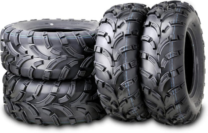04-15 Yamaha GRIZZLY 350 450 550 660 700 ATV Tire Set 25X8-12 25X10-12 Lite Mud
