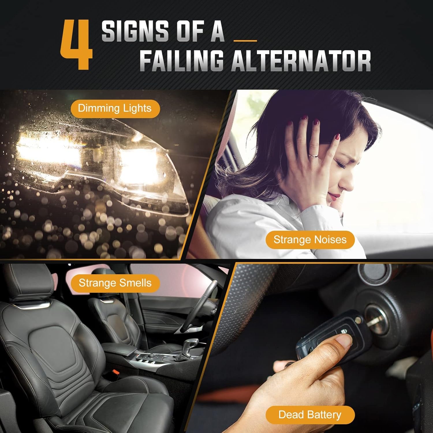 New Alternator for Honda Odyssey 3.5L 2005-2007, Pilot 3.5L 2005-2008, Ridgeline 3.5L 2006-2008, for Acura MDX 3.5L 3.7L 2003-2009, RL 3.5L 2005-2008, TL 3.2L 2004-2008 3.5L 2007-2008 Replace# 11151