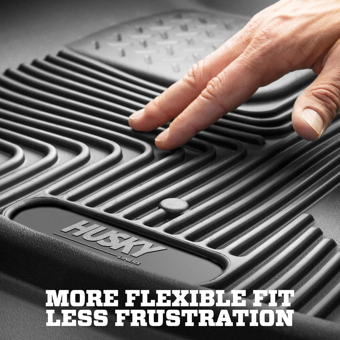 X-Act Contour Floor Mats | Fits 2022-2025 Ford Maverick (Ecoboost Gas Model Only) | 2Nd Row, 1-Pc Black - 51761