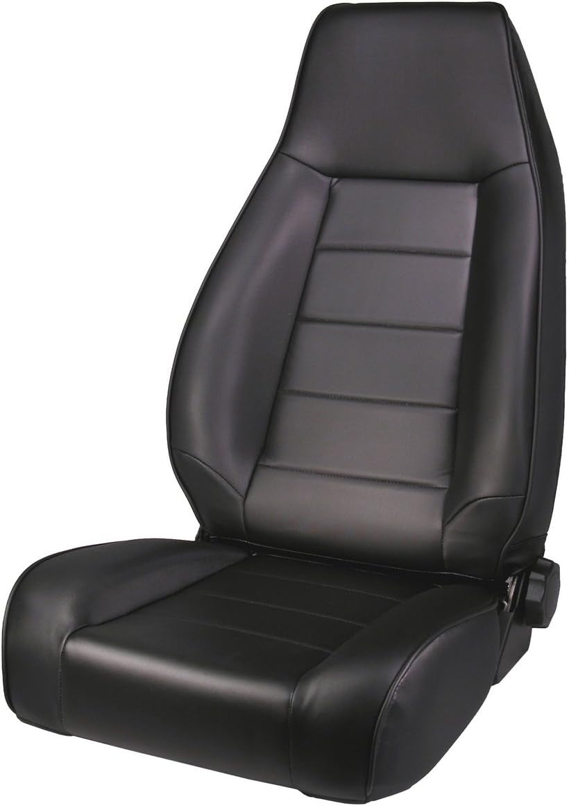 | Seat, High-Back, Front, Reclinable, Black Denim | 13402.15 | Fits 1976-2002 Jeep CJ & Wrangler YJ/TJ