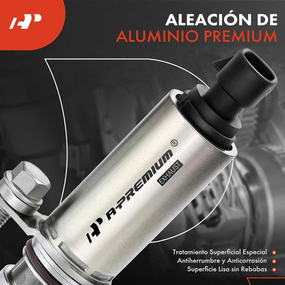 VVT Intake & Exhaust Camshaft Position Actuator Solenoid Valve Kit Compatible with Chevy GMC Equinox Malibu Cobalt HHR Terrain Buick Pontiac Saturn 2.0L 2.2L 2.4L Replaces# 12655421 12655420
