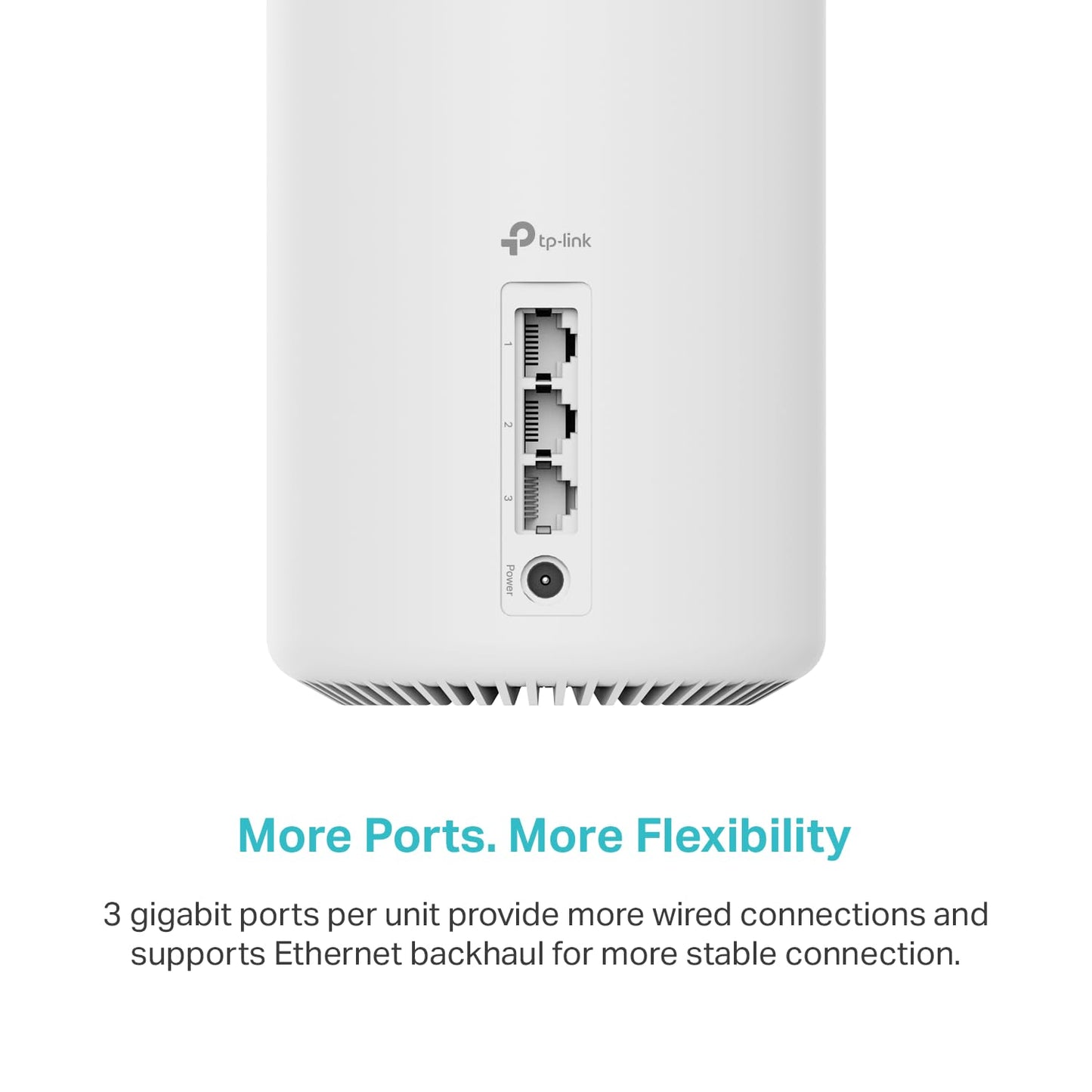 TP-Link Deco XE75 AXE5400 Tri-Band WiFi 6E Mesh System - Wi-Fi up to 7200 Sq.Ft, Engadget Rated Best Mesh for Most People, Replaces WiFi Router and Extender, AI-Driven Mesh New 6GHz Band, 3-Pack