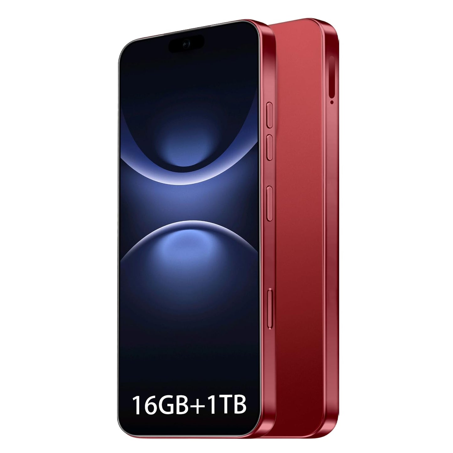 16PROMA X 16GB+1TB 6.99" HD Screen Smartphone Unlocked Cell Phone,Battery 7000mAh Unlocked The Phone, Android 14 Fingerprint Button Unlock/GPS/Dual SIM/5G/Face ID(Desert Titanium)