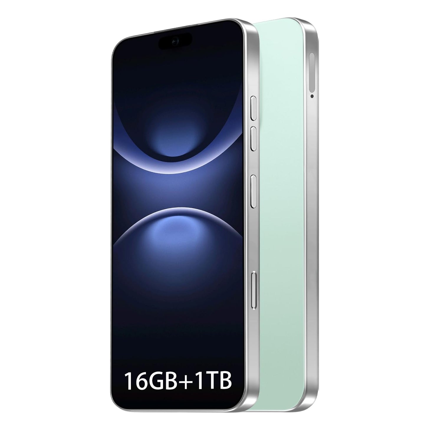 16PROMA X 16GB+1TB 6.99" HD Screen Smartphone Unlocked Cell Phone,Battery 7000mAh Unlocked The Phone, Android 14 Fingerprint Button Unlock/GPS/Dual SIM/5G/Face ID(Desert Titanium)