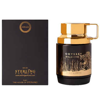 Odyssey - Wild One Gold Edition by Armaf for Men - 3.4 oz EDP Spray