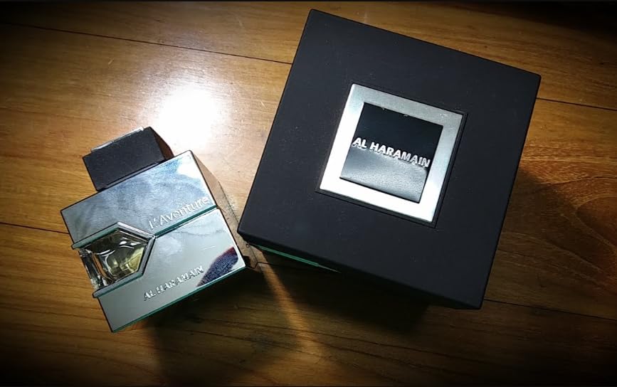 Al Haramain L'Aventure for Men Eau de Parfum Spray, 3.33 Ounce / 100 ml