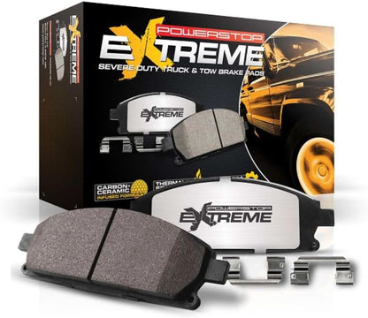 Z36-784 Front Truck and Tow Z36 Carbon-Fiber Ceramic Brake Pads for Cadillac Deville | Chevy Avalance Express Silverado Suburban | GMC Savana Sierra Yukon XL, Yukon Denali | Hummer H2