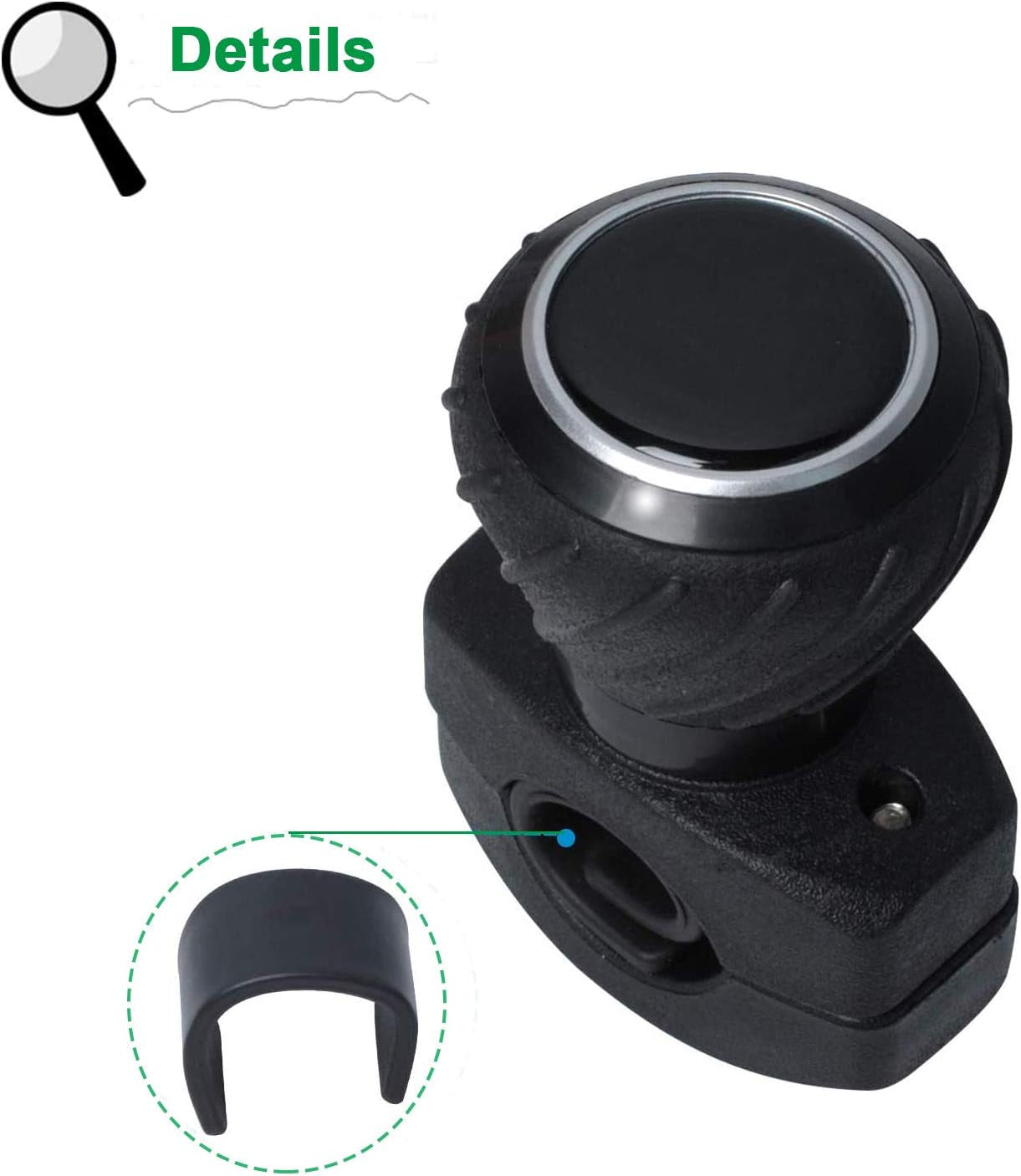 𝙎𝙩𝙚𝙚𝙧𝙞𝙣𝙜 𝙒𝙝𝙚𝙚𝙡 𝙎𝙥𝙞𝙣𝙣𝙚𝙧 𝙆𝙣𝙤𝙗𝙨 for Kubota Jo-Hn Dee-Re Tractors, Cars, Trucks, Mowers, Forklifts, Universal Spinner Knob Steering Wheel Ball Knob