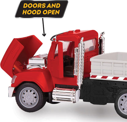 – 7-Inch Flatbed Truck Toy with Lights & Sounds, Movable Parts, Construction Vehicle for Boys & Girls, Durable Design, Realistic Details, Gift 3+ Years Toy for Kids