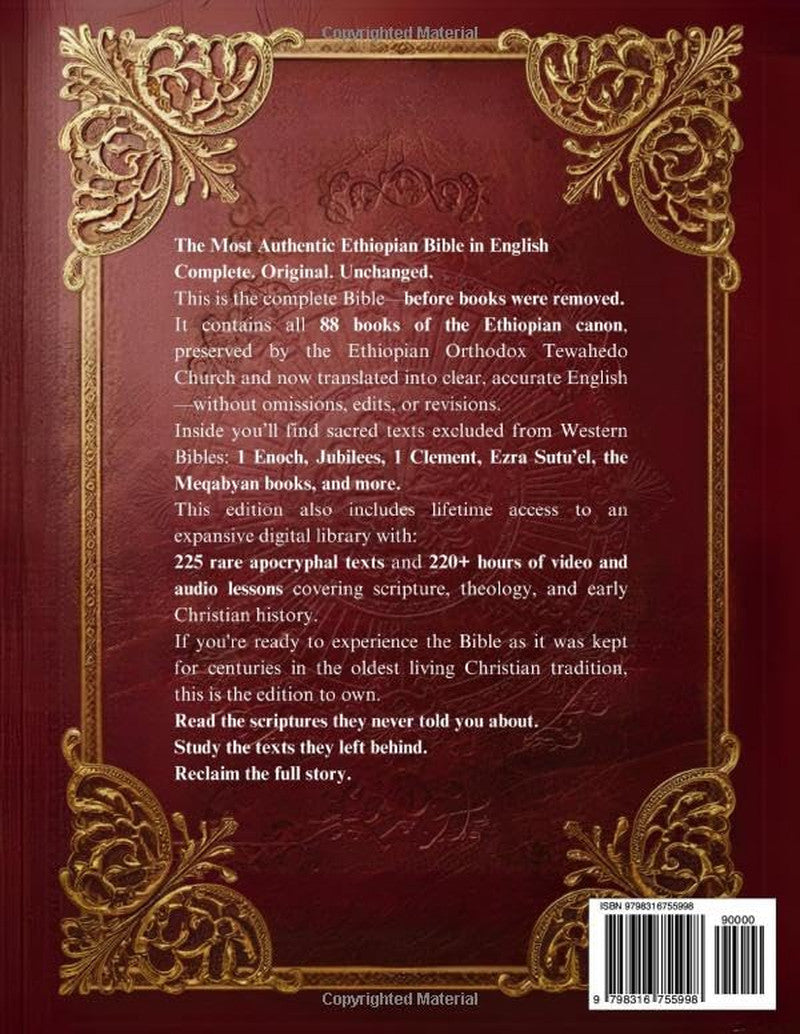 The Most Authentic Ethiopian Bible in English Complete: Featuring the Book of En