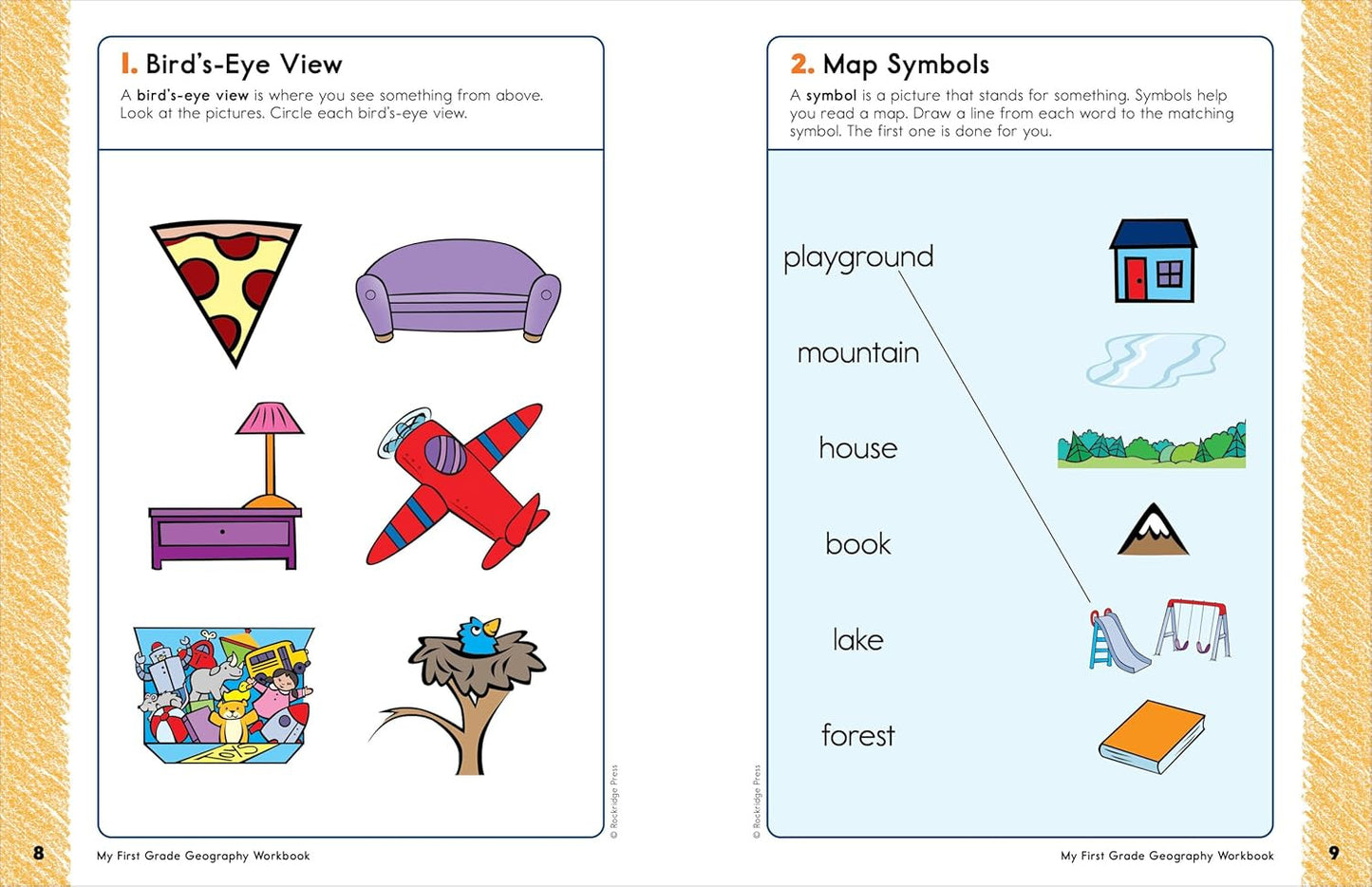 My First Grade Geography Workbook: 101 Games & Activities to Support First Grade