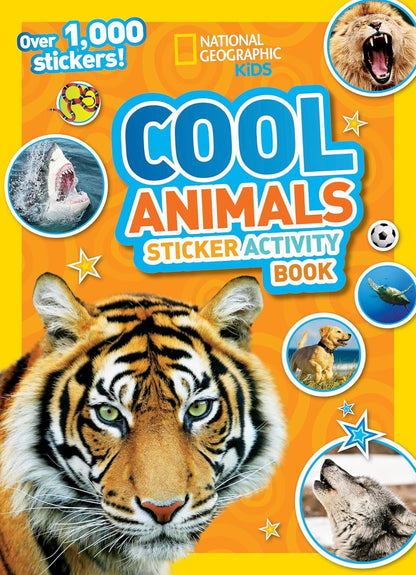 National Geographic Kids Cool Animals Sticker Activity Book: over 1,000 Stickers