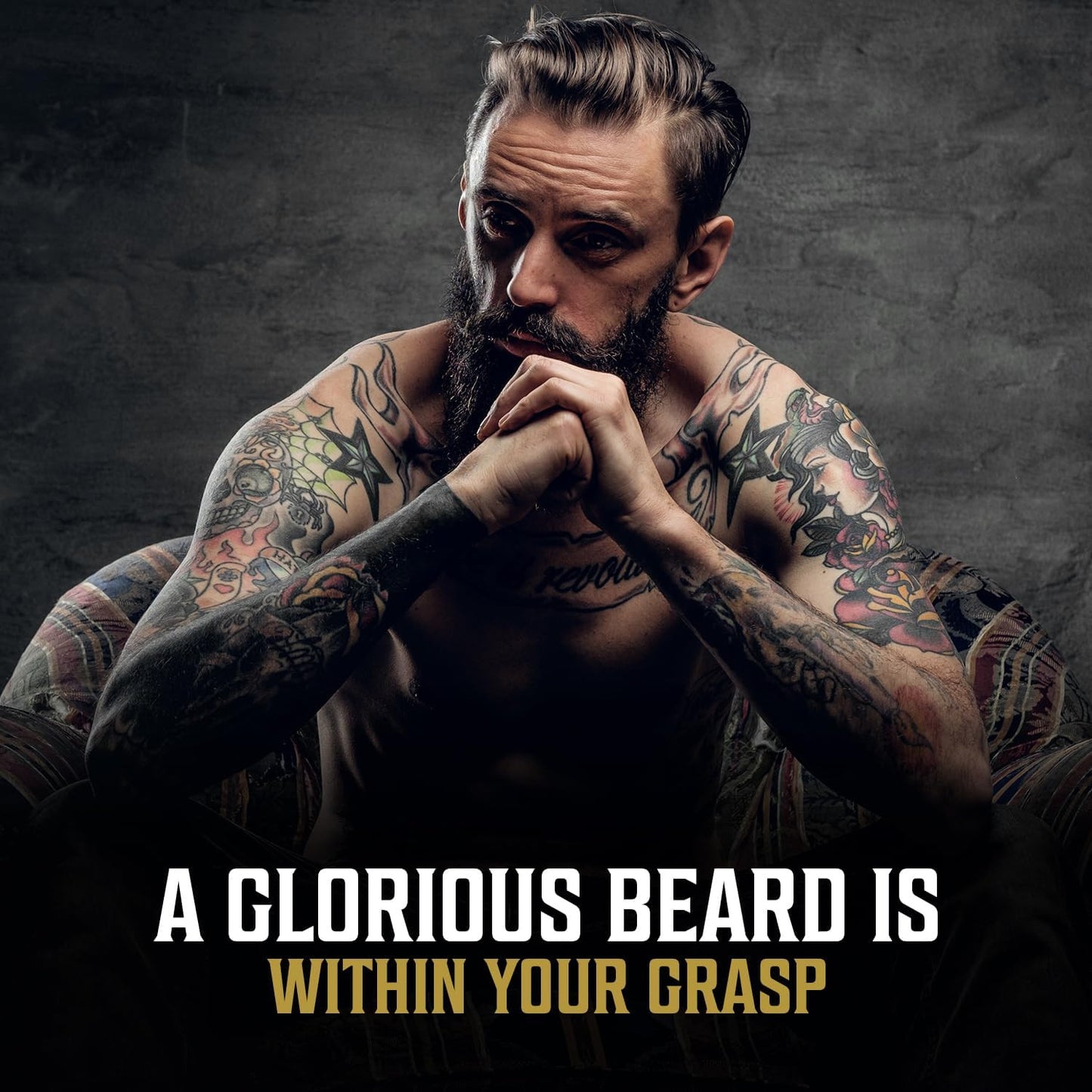 Sweet Tobacco Beard Oil for Men - Natural Mens Beard Oil with Argan Oil and Jojo