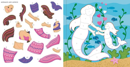 My First Color-By-Sticker - Mermaids & More