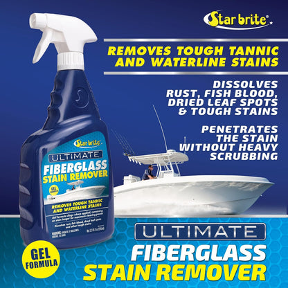 Ultimate Fiberglass Stain Remover - Easy-To-Use Marine Grade Solution to Elimina