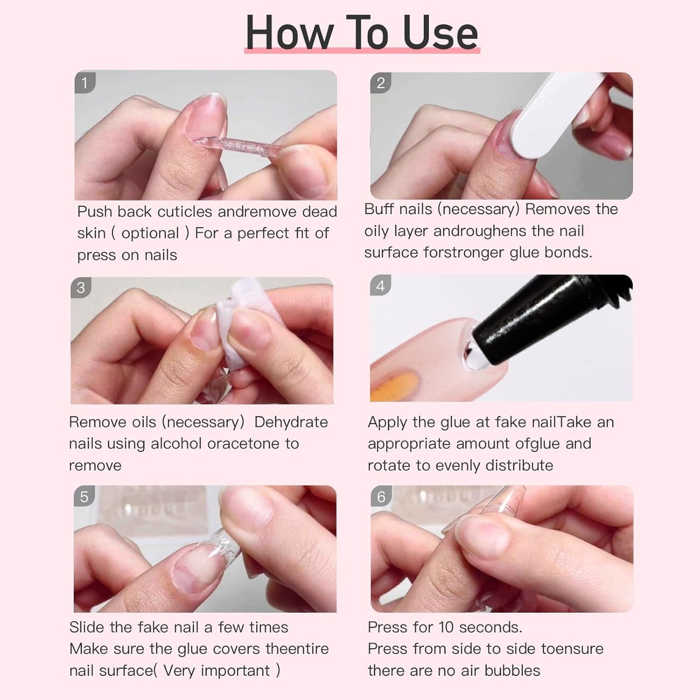 Super Strong Nail Glue 15G for Press on Nails - Quick Drying, Semi Solid, Long L