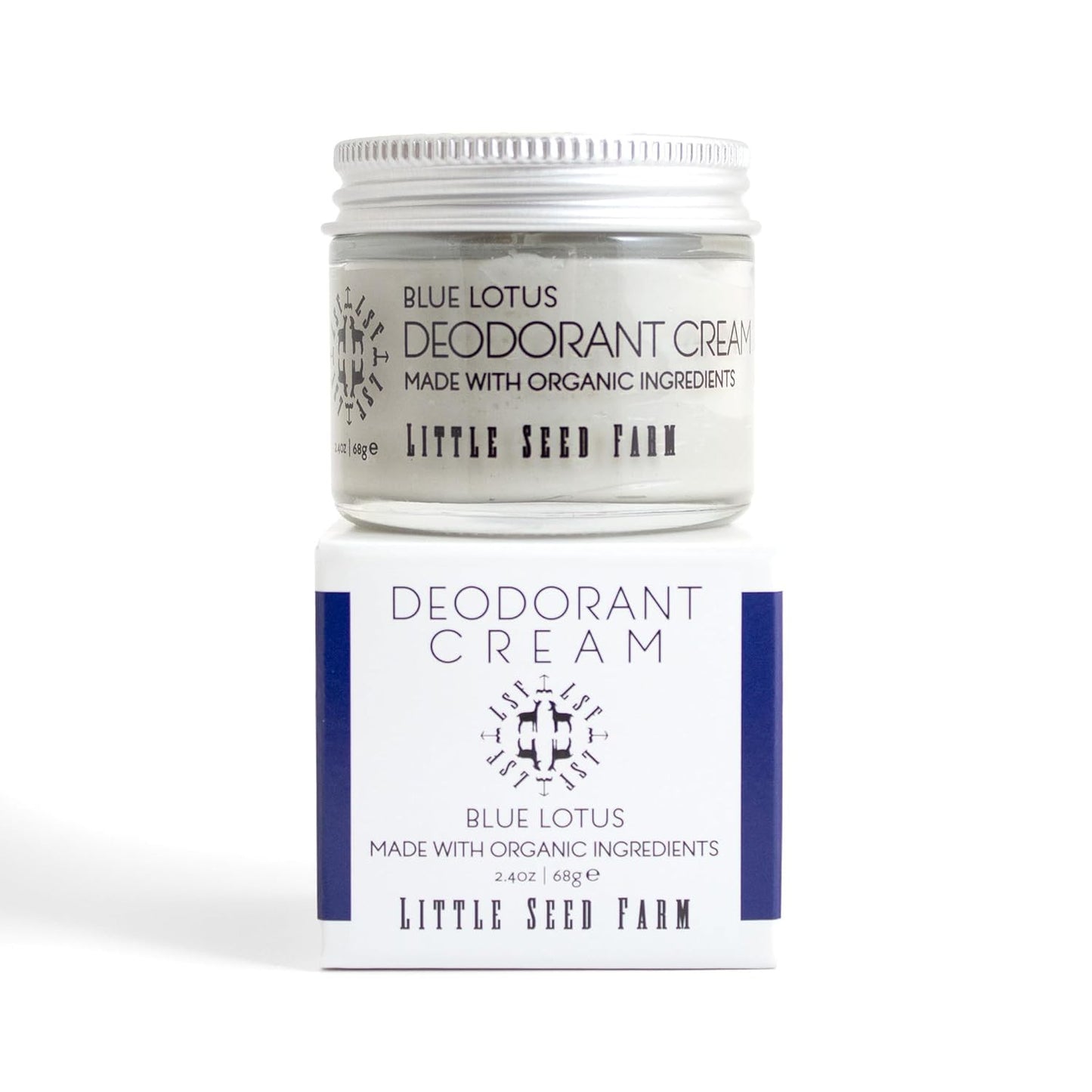 All Natural Deodorant Cream, Aluminum Free Deodorant for Women or Men - Blue Lot