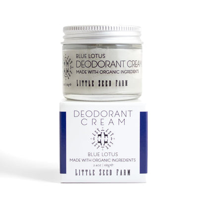 All Natural Deodorant Cream, Aluminum Free Deodorant for Women or Men - Blue Lot
