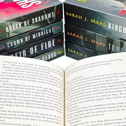 Throne of Glass Series Collection 8 Books Set by Sarah J. Maas NEW COVER (Crown