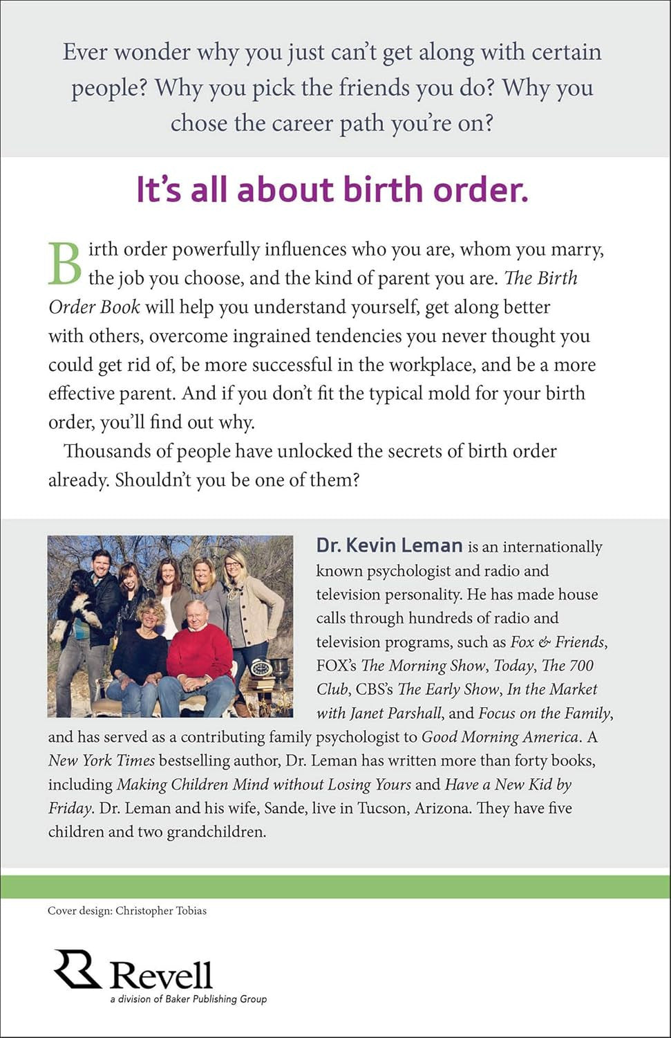 The Birth Order Book: Why You Are the Way You Are