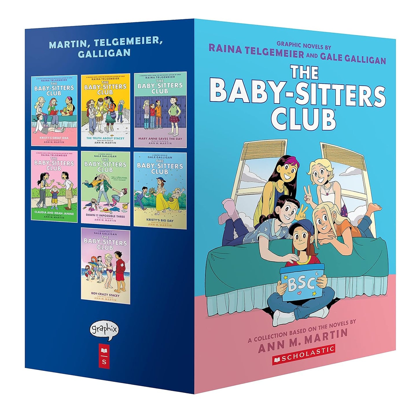 The Baby-Sitters Club #1-7 Graphic Novel Box Set (The Baby-Sitters Club Graphix)