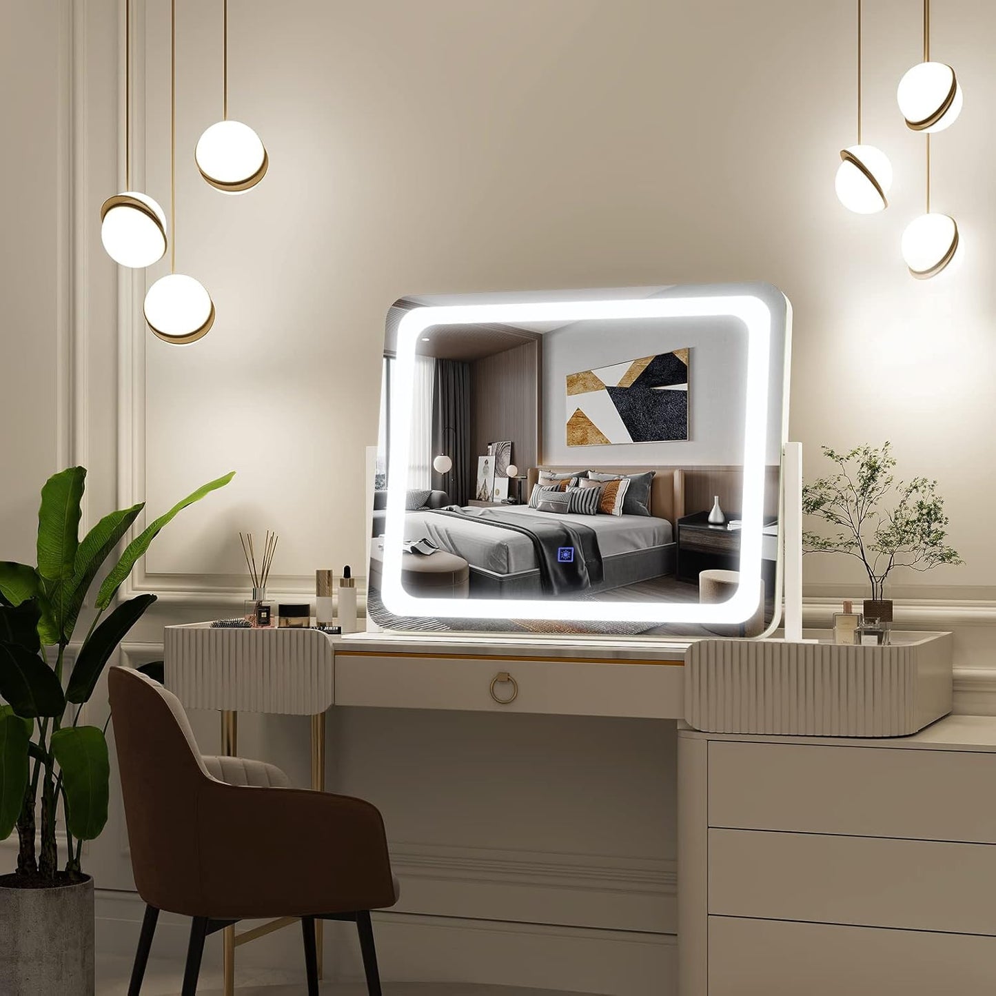 Vanity Mirror with Lights 22''X17'' Makeup Mirror with Lights,Vanity Mirror Touc