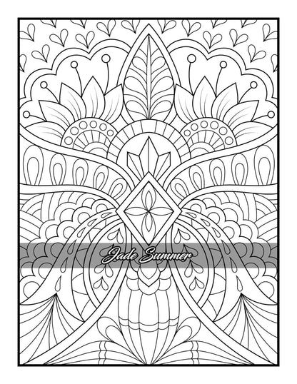 100 Amazing Patterns: an Adult Coloring Book with Fun, Easy, and Relaxing Colori