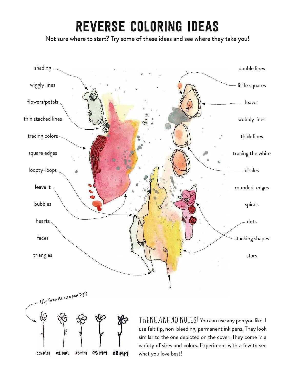 The Reverse Coloring Book™: the Book Has the Colors, You Draw the Lines!