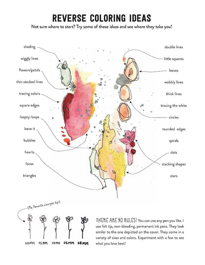 The Reverse Coloring Book™: the Book Has the Colors, You Draw the Lines!
