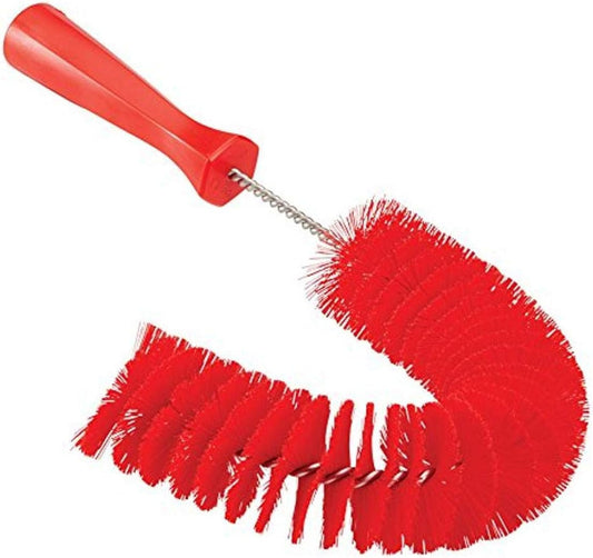 53724 Hook Brush - 14.17-Inch Curved Bpa-Free Pipe, Tube, and Gutter Cleaner, Co