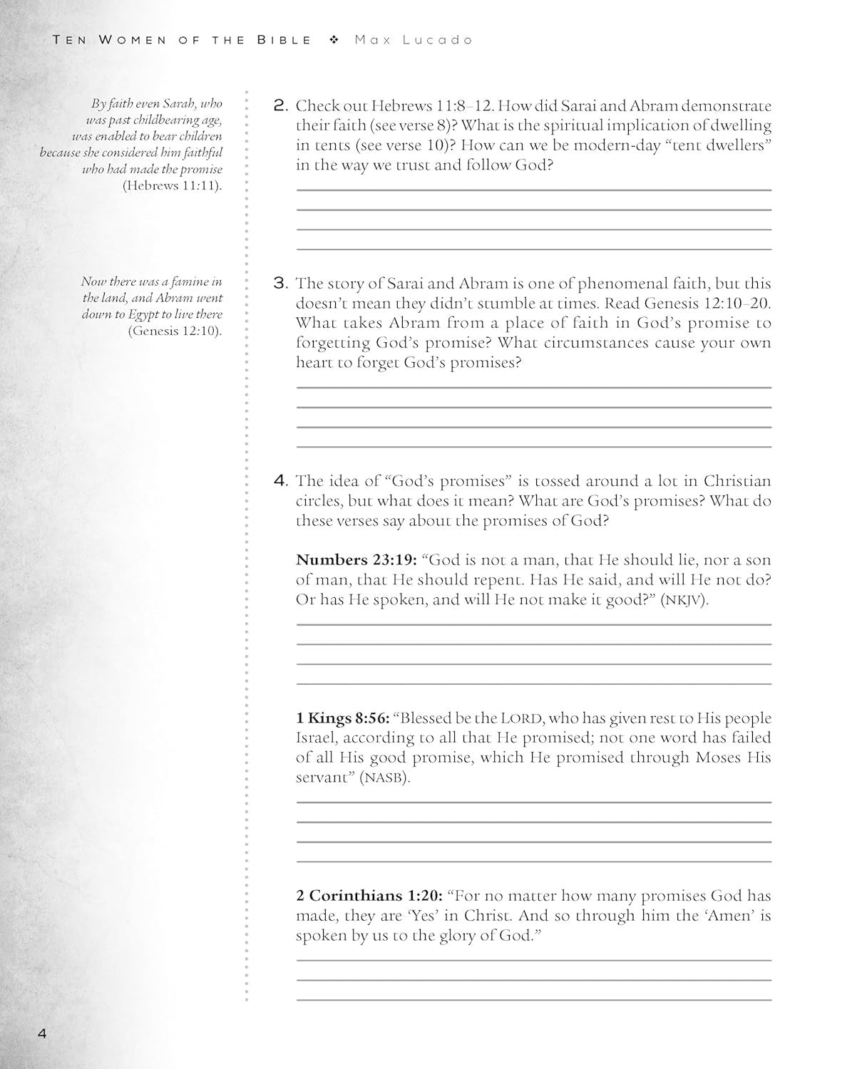 Ten Women of the Bible Updated Edition: How God Used Imperfect People to Change