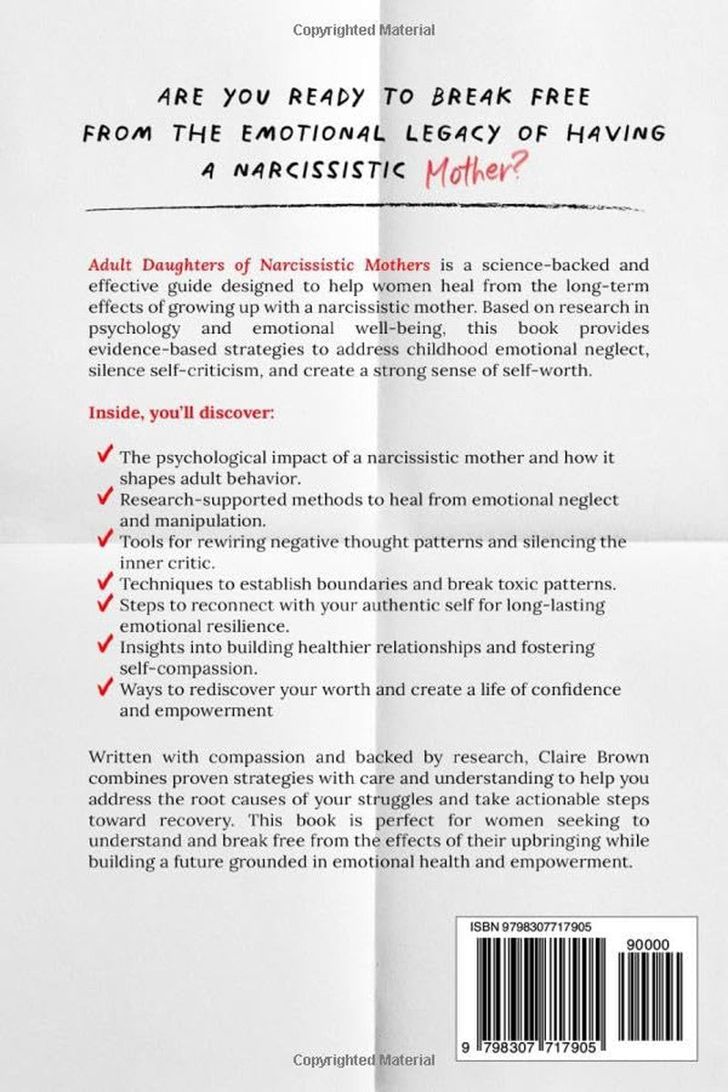 Adult Daughters of Narcissistic Mothers Heal Childhood Emotional Neglect, Silenc