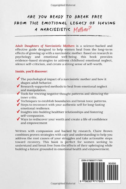 Adult Daughters of Narcissistic Mothers Heal Childhood Emotional Neglect, Silenc