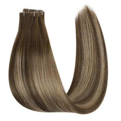 Virgin Tape in Hair Extensions 5Pcs 14 Inch Injection Tape in Extensions Human H
