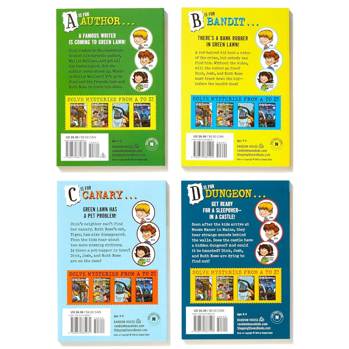 A to Z Mysteries Boxed Set Collection #1 (Books A, B, C, & D)