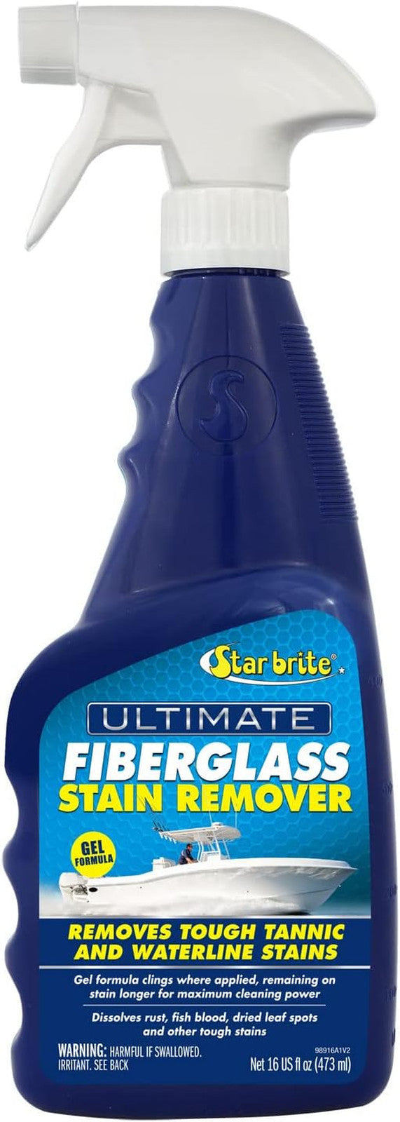 Ultimate Fiberglass Stain Remover - Easy-To-Use Marine Grade Solution to Elimina