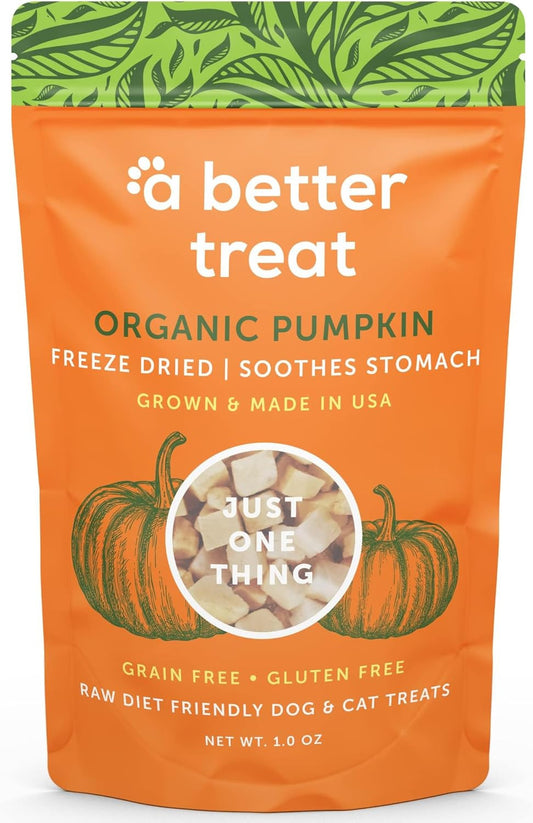 – Freeze Dried Organic Pumpkin Dog and Cat Treats, Organic, Single Ingredient |