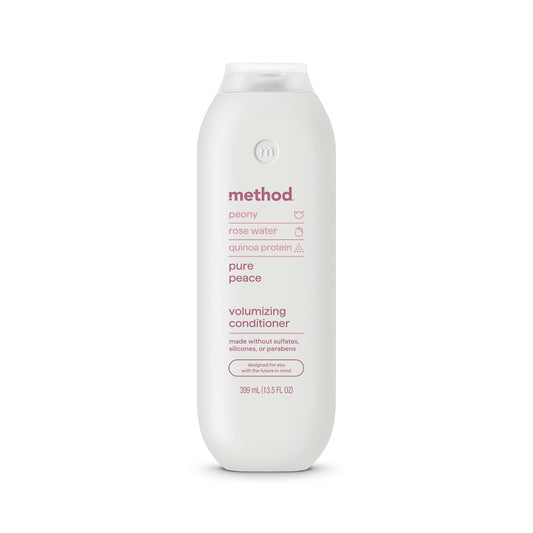 Volumizing Conditioner, Pure Peace with Rose, Peony, and Pink Sea Salt Scent Not